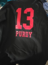 Fanatics 49ers #13 Brock Purdy Pullover Hoodie Men's 2XL Black New