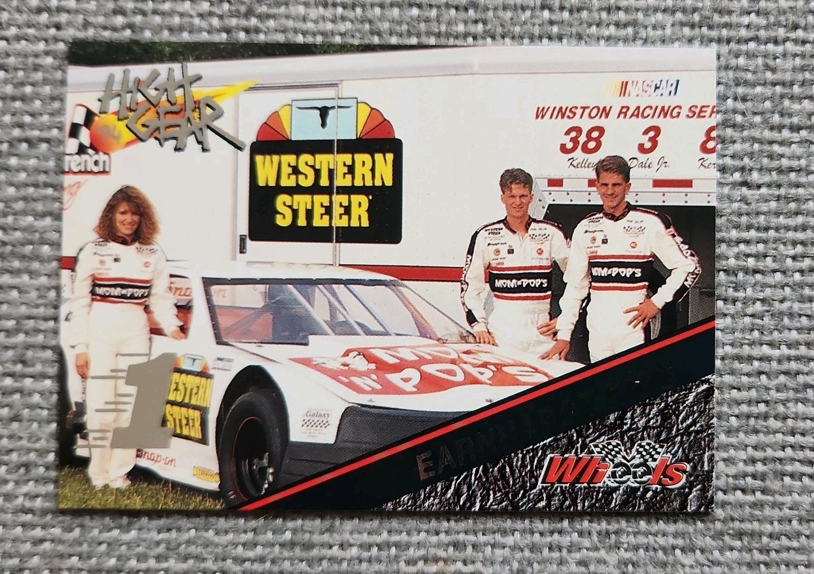 1994 Wheels High Gear - Dale Earnhardt Jr., Kerry & Kelley Earnhardt #180 (RC)