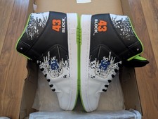 DC Shoes Ken Block 43i Manteca 4 Hi Mens Skate Sneakers in Black White Multi