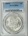 1884-O Morgan Silver Dollar – PCGS MS64 – Beautiful Fields – Free US Shipping