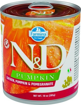 N&D,Farmina Pumpkin Chicken Pomegranate Wet Dog Food 10 Ounce