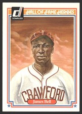 James Bell #25 1983 Donruss Hall of Fame Heroes Pittsburgh Crawfords