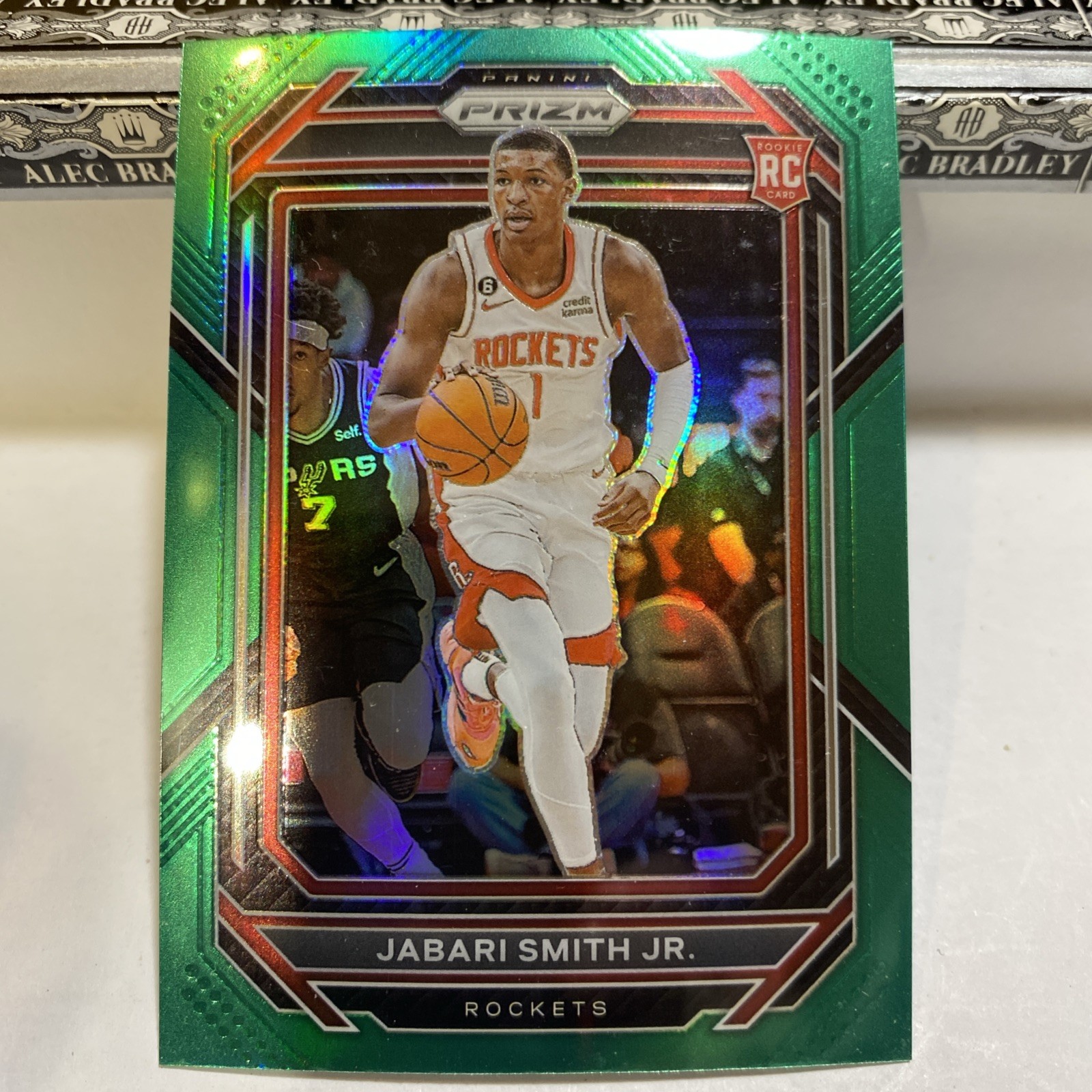 2022-23 Prizm Jabari Smith Jr. RC Prizm Green Rookie #228 Rockets