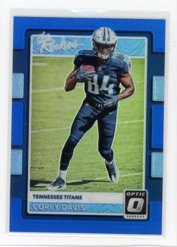 2017 Donruss Optic #3 Corey Davis The Rookies Blue #/149
