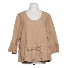 Wrap London, Top, Größe: 52, WS 80, Beige, Baumwolle/Leinen, Einfarbig #ypN