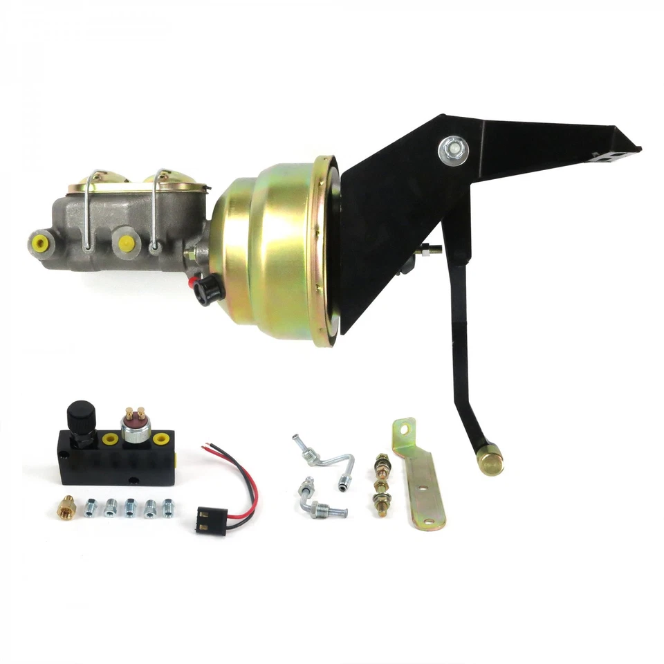 1955-1959 Chevy Truck 7 Dual Power Brake Pedal Kit Firewall Disc/Drum No Pad - Image 2 of 4