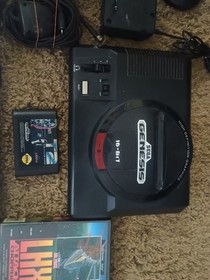 Sega Genesis Model 1 System Console with 2 Controllers + 8 Games Tested/Working