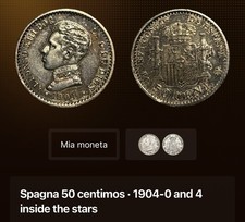 Moneta Argento Spagnola