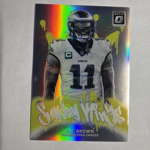 A.J. Brown #15 2025 Panini Donruss Optic Sunday Kings card