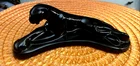 Vintage Royal Haeger Black Panther Ceramic Figurines Art Deco Glossy MCM