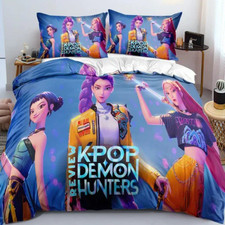 21. Modische Anime - KPOP Bettwäsche Set Name hinzufügbar Bettdeckenbezug135x200