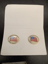 2 Lenox American Flag Pins