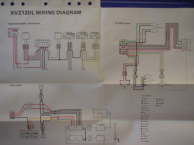 NOS Yamaha Factory Wiring Diagram 1984 XVZ 12 DL Audio Venture Class