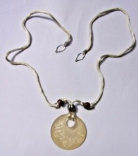 Vintage Decorative Eyeglass Cord 25" Necklace Or Lanyard W/ Pendant