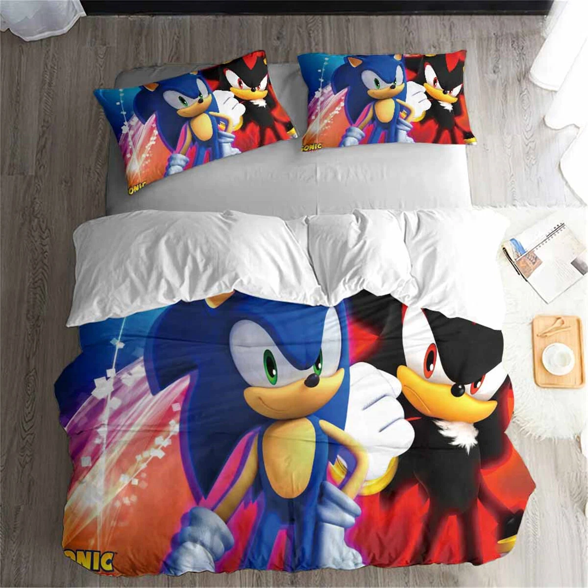 Sonic The Hedgehog Bedding Set, Bedroom Decoration