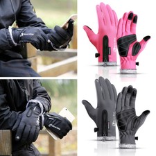 Winter Warm Gloves Mens Women Thermal Waterproof Windproof Touch Screen Gloves