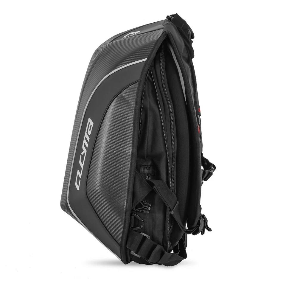 Motorrad Hartschalen Rucksack Bagtecs Carbon 30L sw - Bild 4 von 4