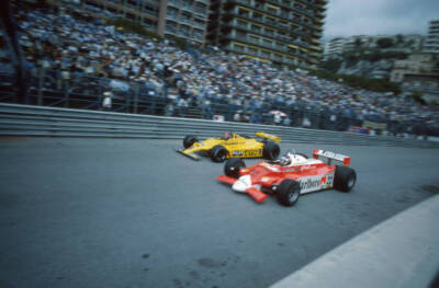 1980 Patrick Depailler Alfa Romeo 179 Jan Lammers ATS Ford D4 F1 Old Photo