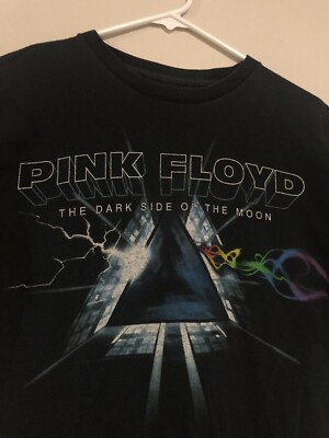 2000s Pink Floyd Dark Side Of Moon Art Tee T-Shirt, Liquid Blue