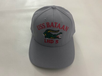 USS BATAAN LHD 5 ETT The Corps US Gray Baseball Cap Hat One Size