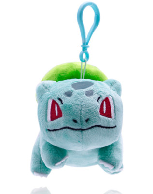 Pokemon Official Plush Doll Series : Bulbasaur 11cm Key chain Ring Doll ...