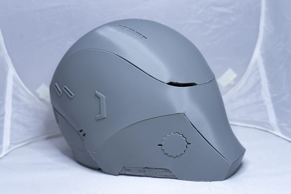 Máscara Híbrida Capucha Roja Arkham Disfraz Disfraz Fan Art Casco Impresión 3D Foto 2 de 4