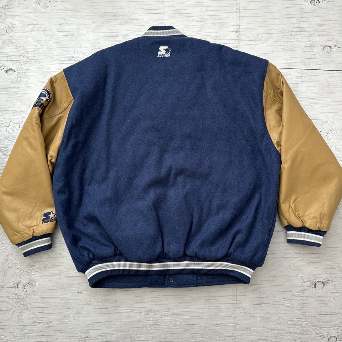 Vintage 90s NCAA Starter Penn State Nittany Lions Letterman Jacket