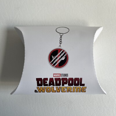 Deadpool & Wolverine Silicone Keychain RARE Dave & Busters NEW NIB Promo Item