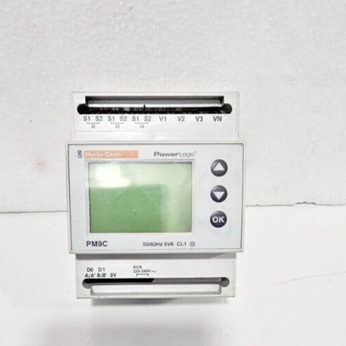 MERLIN GERIN PM9C POWER Used Working Energy Management Power Meter