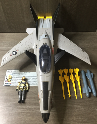 Fighter Jet Action Figure Gi Joe X 30 Dossier Vintage Conquérant X-30 (Hasbro 1986) FulguroPop