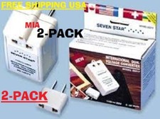 2-PK Dual Step Up Down Voltage Power Converter 60 Watt 110 to 220 V or 220v 110v