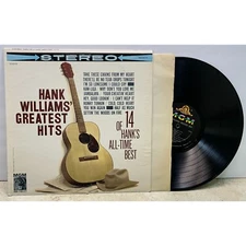 Hank Williams Greatest Hits Country Vinyl LP MGM E3918 14 All Time Best Songs