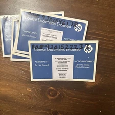 QTY 5 HPE ILO 4 | 5 Advanced 1 Server License 1yr Support with Entitlement