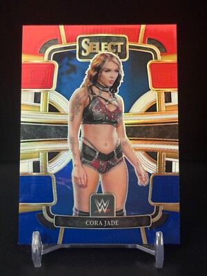 2024 Panini Select WWE - Cora Jade - Concourse Red & Blue - #67