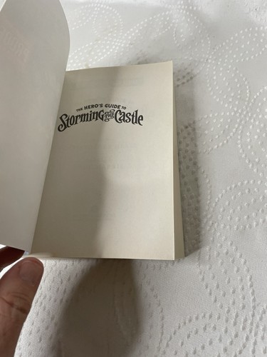 UNCORRECTED PROOF Book Hero's Guide to Storming the Castle by Christopher Healy - Picture 3 of 7