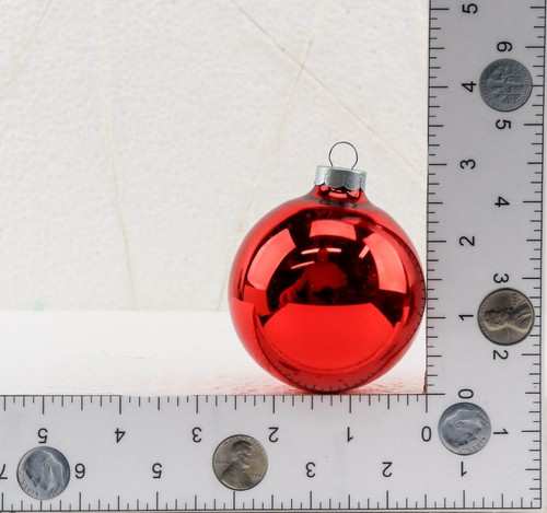 Red & Gold Mercury Glass Mr Christmas Ornaments Mid-Century Modern Atomic Xmas - Picture 8 of 10