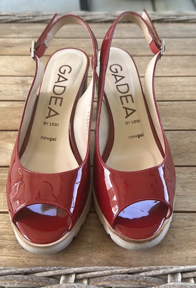 Loafers Chaussure Gadea By Lodi Gadea By Lodi Red Slingback Shoes