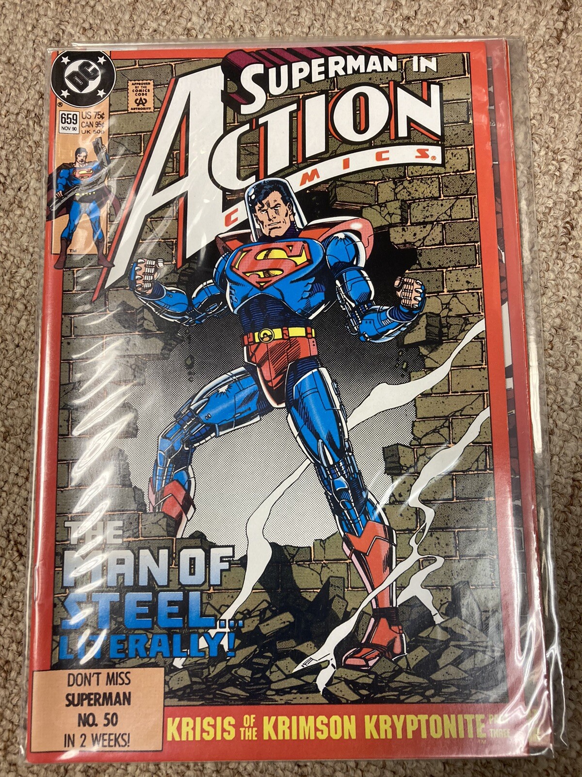 Superman 50 Krisis Of The Krimson Kryptonite Comic Storyline eBay