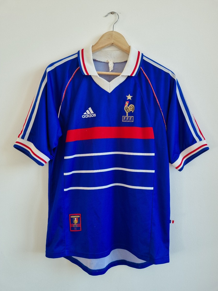 ORIGINAL France 1998/2000 ZIDANE Adidas Football Soccer