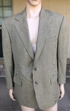 Vintage Polo Ralph Lauren Wool 2 Button Sport Coat Blazer USA Made Size 42