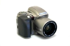 OLYMPUS IS-30 DLX 35MM SLR FILM CAMERA FOR PARTS OR REPAIR
