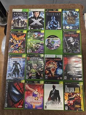 13 OG Xbox & 3 360 Games Lot Bundle OG 