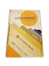 Landkarte Erzgebirge von 1978 DDR Tourismuskarte