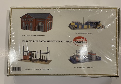 NEW OTHER Model Power HO Scale Building Kit - City Power Station #15 - Picture 5 of 5