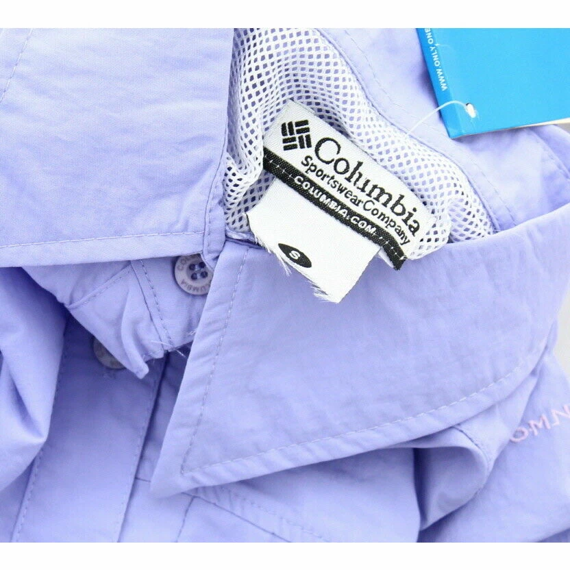 Camisa Columbia PFG Bonehead para mujer manga 3/4 abotonada pesca al aire libre Foto 2 de 4