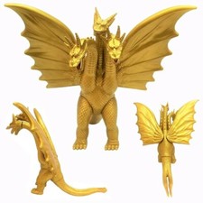 Godzilla King of the Monster Ghidorah Gidora 3 Head Gold Dragon 7" Action Figure