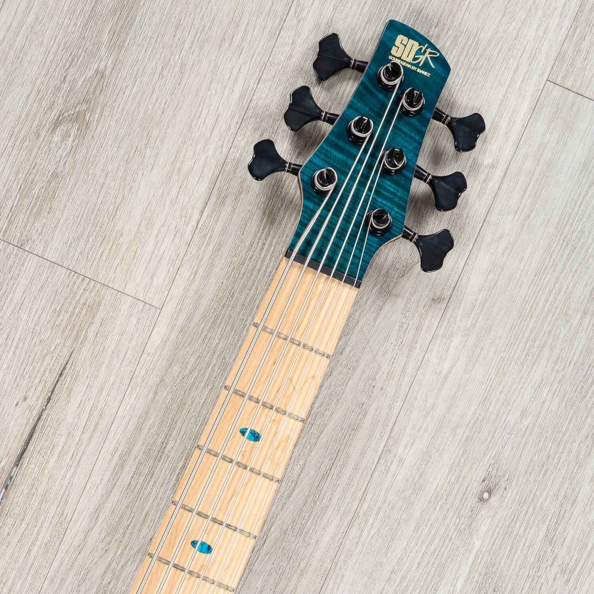 Ibanez SR1426B SR Premium 6-String Bass, Caribbean Green Low Gloss