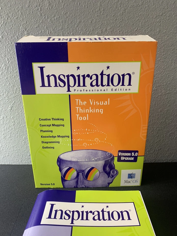 Inspiration Professional Edition Visual Thinking Tool MaC OS Version 5.0 1997 - Image 2 of 4