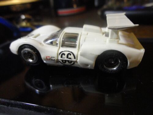 vintage tyco pro ii ho slot car white chaparal #66 lighted - Picture 1 of 6