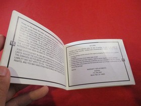 Die Hard Nintendo NES Instruction Manual Booklet ONLY